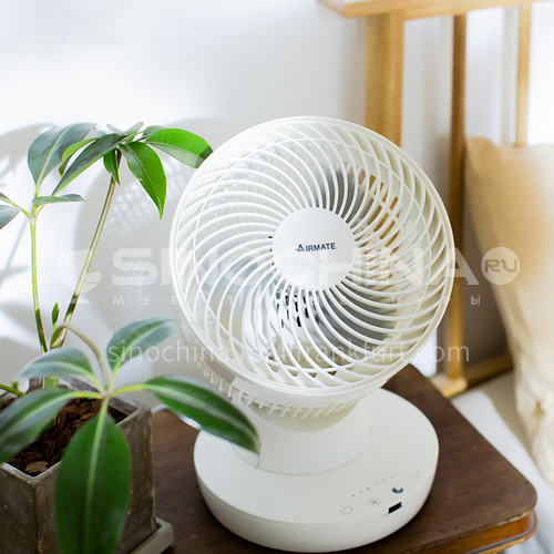 Airmate desktop air circulation fan household turbine mute remote control electric fan shaking head desktop fan DQ000542
